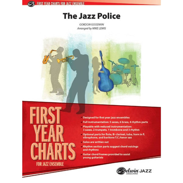 The Jazz Police - First Year Charts for Jazz Ensemble Grade 1 (Easy)