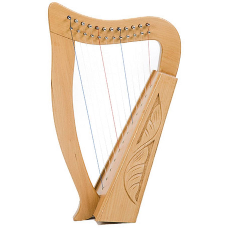 Baby Harp - 12 String Carved w/Bag