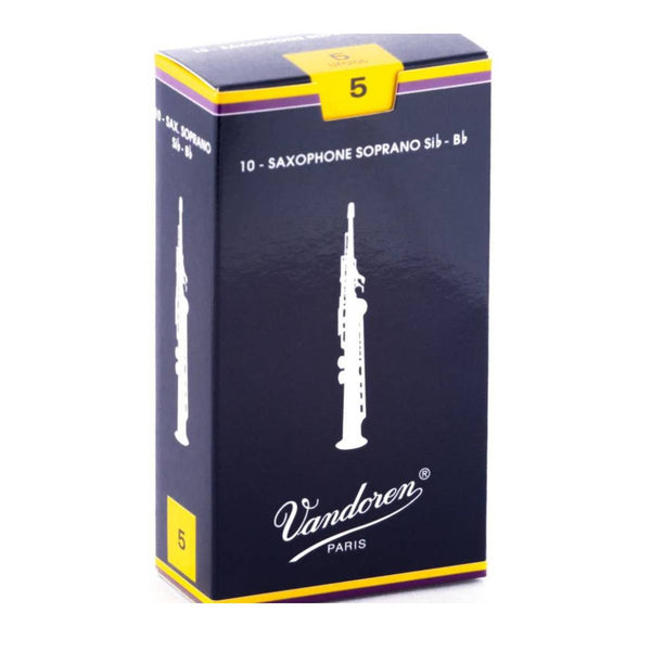Vandoren Traditional Soprano Saxophone Reeds (Box of 10)