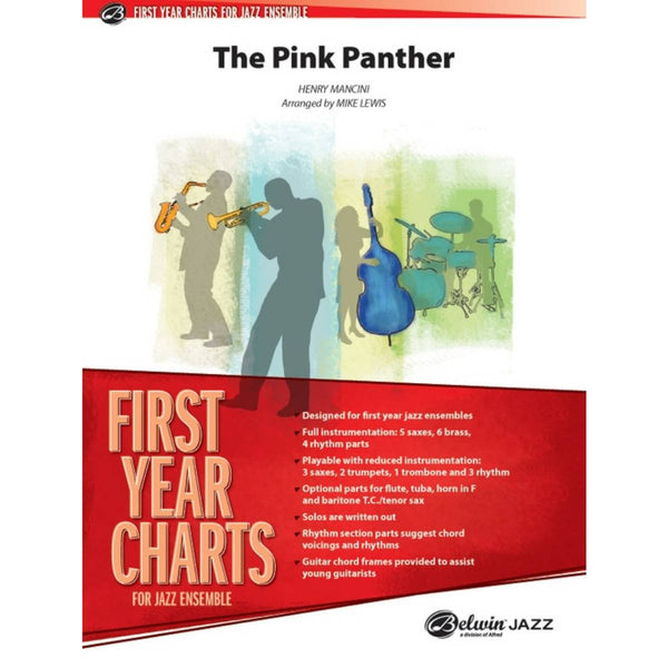 The Pink Panther - First Year Charts for Jazz Ensemble Grade 1 (Easy)