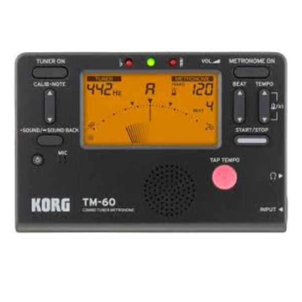 Korg TM60 Tuner/Metronome - Black (TM-60)