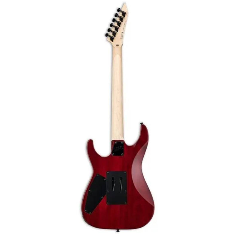 ESP LTD M Series M-200FM Flamed Maple Electric Guitar (See Thru Red)
