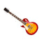 SX Les Paul Style Left Hand Electric Guitar Kit in Cherry Sunburst