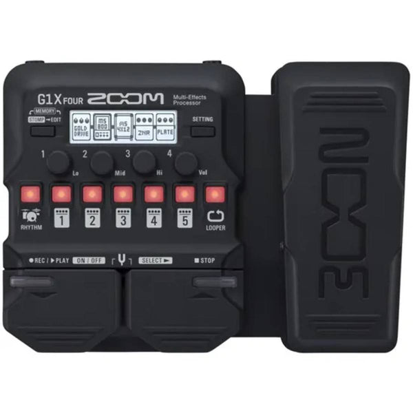 Zoom G1X FOUR Guitar Multi-Effects Pedal w/ Expression Pedal