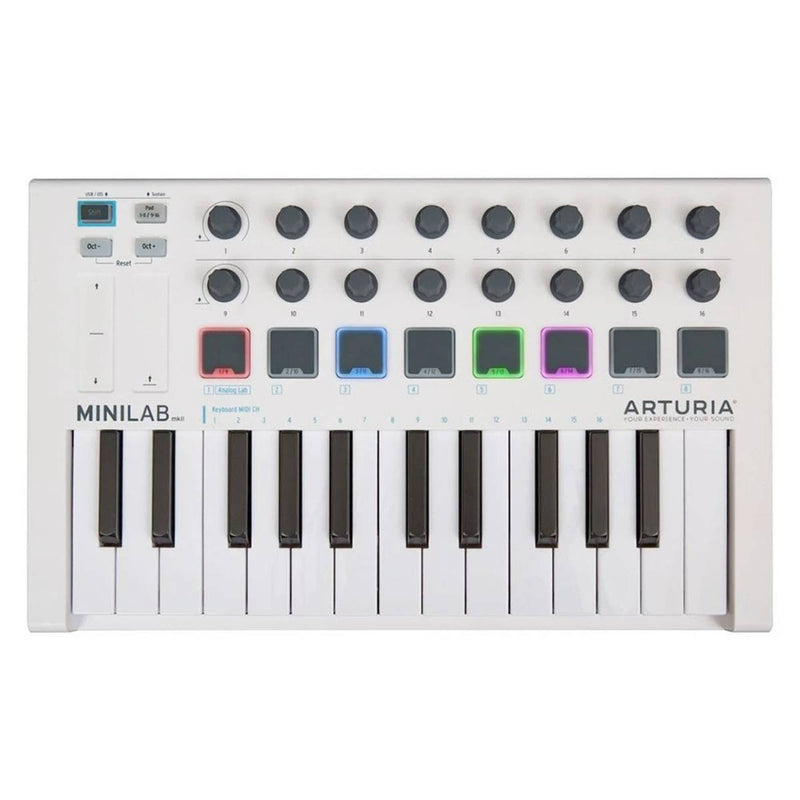 Arturia MiniLab Mk II 25 Key Portable USB MIDI Keyboard