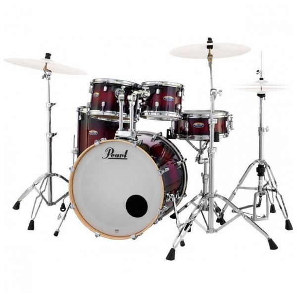 Pearl Decade Maple 22" Fusion Plus Drum Kit in Gloss Deep Red Burst