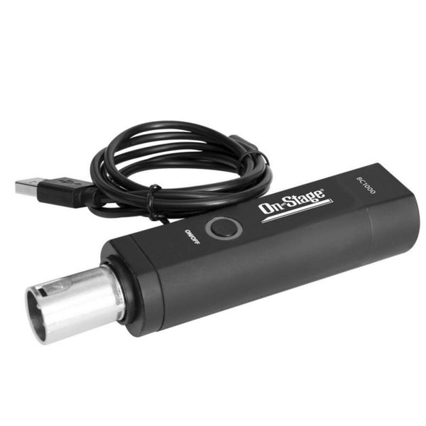 On Stage BC1000 XLR-Equipped, Rechargeable Bluetooth Converter - Allows you to stream audio wirelessly