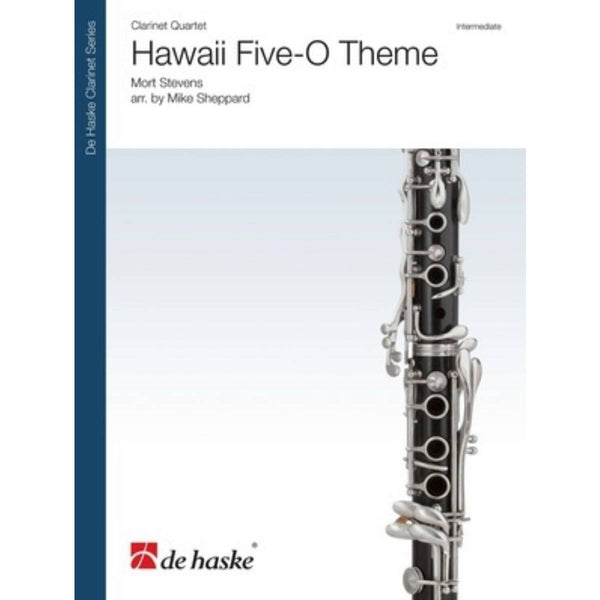 Hawaii Five-O Theme for Clarinet Quartet
