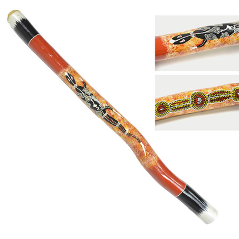 Didgeridoo 1M Red / Brown Goanna Desert