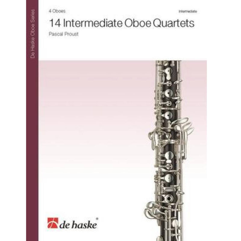 14 Intermediate Oboe Quartets