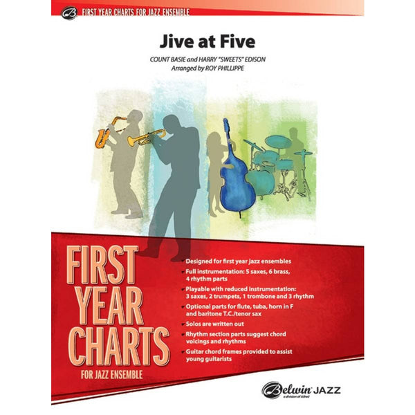 Jive at Five - First Year Charts for Jazz Ensemble Grade 1 (Easy)