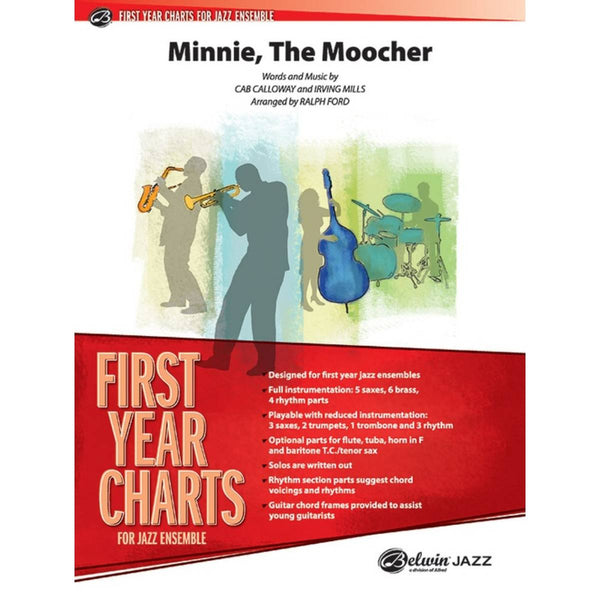 Minnie the Moocher - First Year Charts for Jazz Ensemble Grade 1 (Easy)