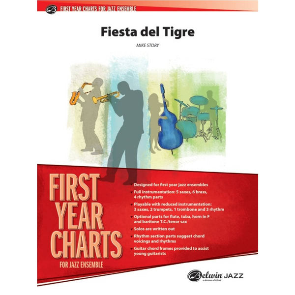 Fiesta del Tigre - First Year Charts for Jazz Ensemble Grade 1 (Easy)