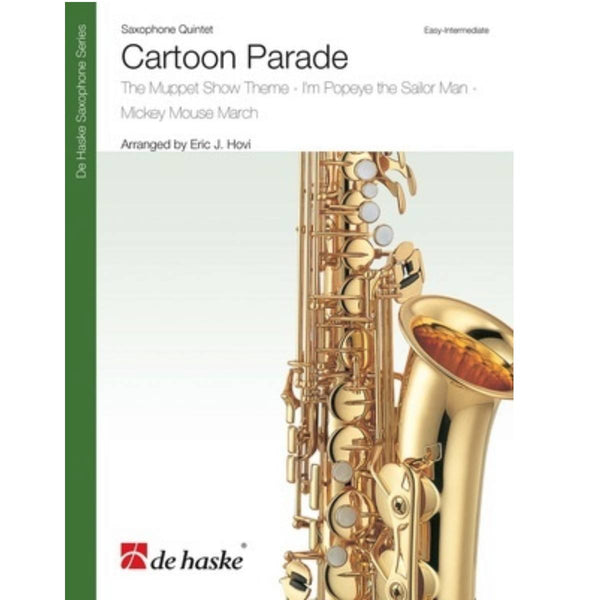 Cartoon Parade for Saxophone Quintet