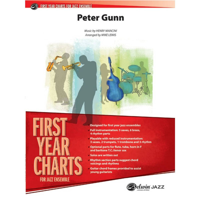 Peter Gunn - First Year Charts for Jazz Ensemble Grade 1 (Easy)