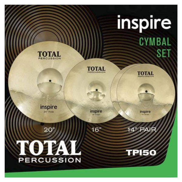 Total Percussion Inspire Series Cymbal Set 14" 16" 20"