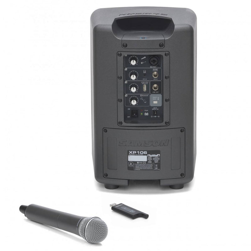 Samson Expedition XP106w - Portable PA w/ Wireless Microphone and Bluetooth