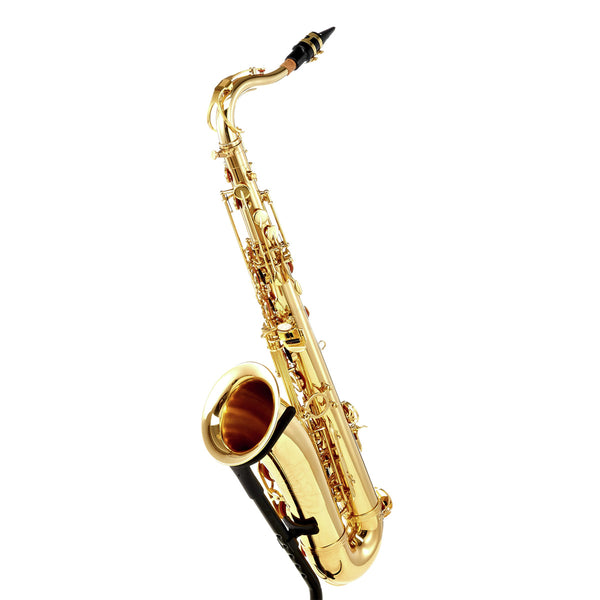 Woodchester WTS-800 Tenor Saxophone High F# Gold Lacquer + A1 Model Back Pack Case and Bonus Neotec Strap